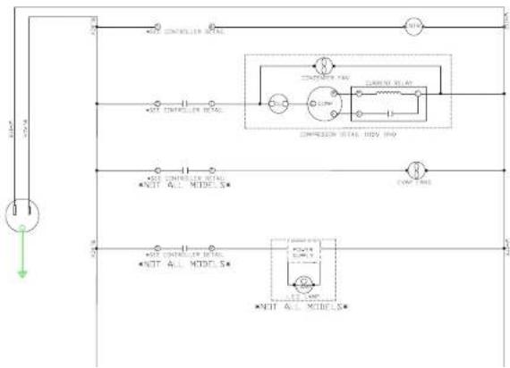 Beverage-Air SPED72HC-10-6 - FOR THE SERVICE TECH · WIRING DIAGRAM · ELIWELL CONTROLLER - 1