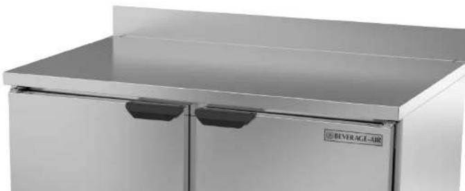 Beverage-Air WTFD60AHC-2-23 - INSTALLATION AND OPERATING INSTRUCTIONS for all WTF Worktop Freezer Models - 1