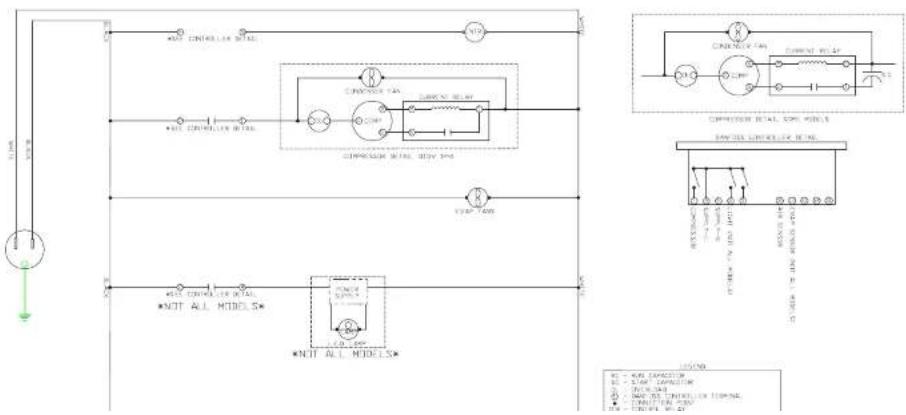 Beverage-Air SPE60HC-12M - FOR THE SERVICE TECH - WIRING DIAGRAM - DANFOSS CONTROLLER - 1