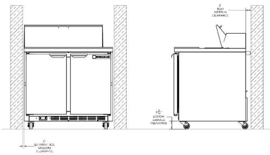Beverage-Air SPE72HC-08C-CL - CLEARANCE AND PLACEMENT - 1