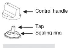 Eurom ECT600GBK - Adjustment of minimum level of the flame. - 1