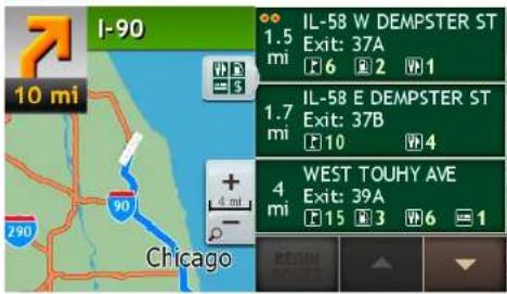 I-90 10 mi Chicago IL-58 W DEMPSTER ST Exit: 37A 6 2 1 IL-58 E DEMPSTER ST Exit: 37B 10 4 WEST TOUHY AVE Exit: 39A 15 3 6 1