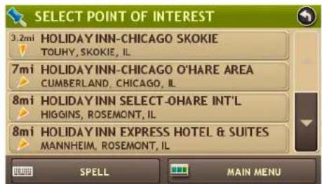 SELECT POINT OF INTEREST 3.2mi HOLIDAY INN-CHICAGO SKOKIE TOUHY, SKOKIE, IL 7mi HOLIDAY INN-CHICAGO O'HARE AREA CUMBERLAND, CHICAGO, IL 8mi HOLIDAY INN SELECT-OHARE INT'L HIGGINS, ROSEMONT, IL 8mi HOLIDAY INN EXPRESS HOTEL & SUITES MANNHEIM, ROSEMONT, IL SPELL MAIN MENU