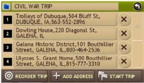 CIVIL WAR TRIP 1 Trolleys of Dubuque,504 Bluff St, DUBUQUE, IA,563-552-2896 2 Dowling House,220 Diagonal St, GALENA, IL 3 Galena Historic District,101 Bouthillier Street, GALENA, IL,800-464-2536 4 Ulysses S. Grant Home,500 Bouthillier Street, GALENA, IL,815-777-3310