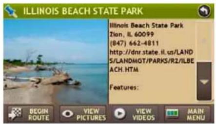 ILLINOIS BEACH STATE PARK Illinois Beach State Park Zion, IL 60099 (847) 662-4811 http://dnr.state.il.us/LAND S/LANOMOT/PARKS/R2/ILBE ACH.HTM Features: BEGIN ROUTE VIEW PICTURES VIEW VIDEOS MAIN MENU
