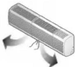 LG LSUC366NLB0 - To adjust left/right(Horizontal Airflow) direction - 1