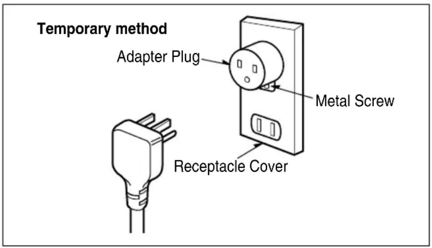 LG LSNH246VWL1 - Temporary Use of an Adapter - 1