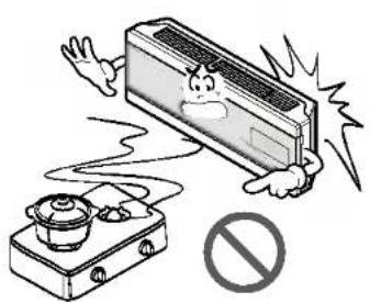 LG LSNC1863CM1 - Stop operation and close the window in storm or hurricane. If possible, remove the air conditioner from the window before the hurricane arrives. - 1