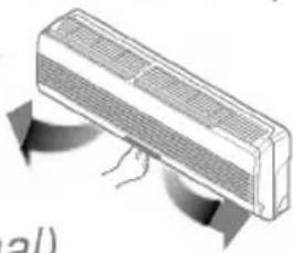 LG LS-T2669BG - To adjust left/right(Horizontal Airflow) direction - 1