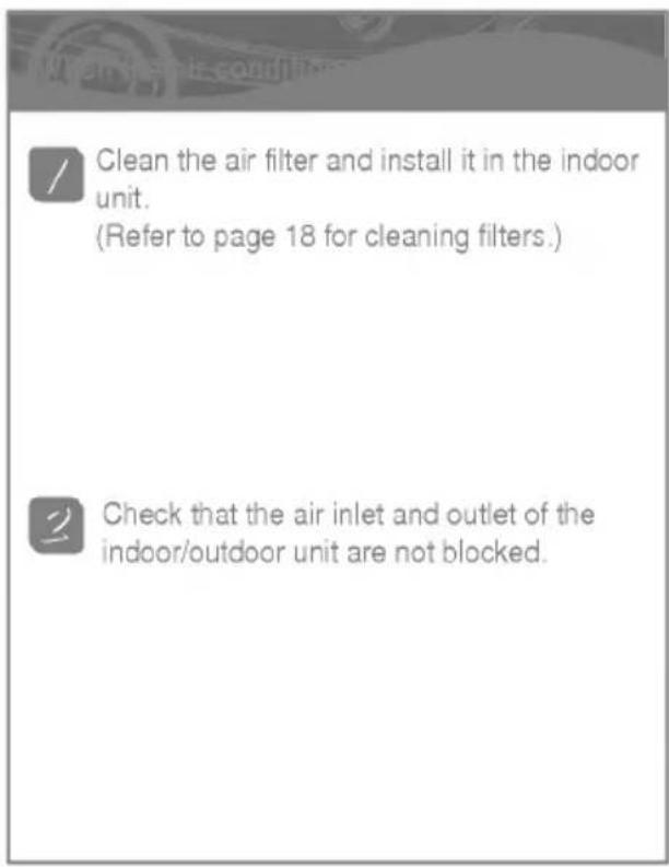 LG LS-T2669BG - When the air conditioner is not going to be used for a long time. - 2