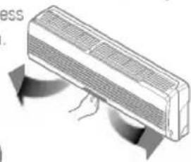 LG LSNN3660BL - To adjust left/right(Horizontal Airflow) direction - 1