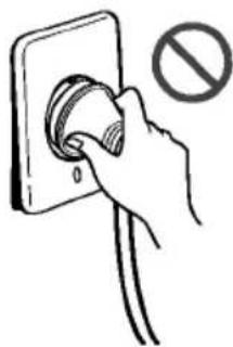 LG LS-C226VBL2 - Do not turn the air-conditioner ON or OFF by plugging or unplugging the power plug. - 1