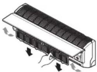 LG ASN12JJT - Cleaning the air filter - 4