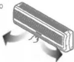 LG LSUR126CEL - To adjust left/right(Horizontal Airflow) direction - 1