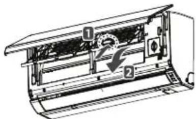 LG JTN18MMT - Cleaning the air filter - 2