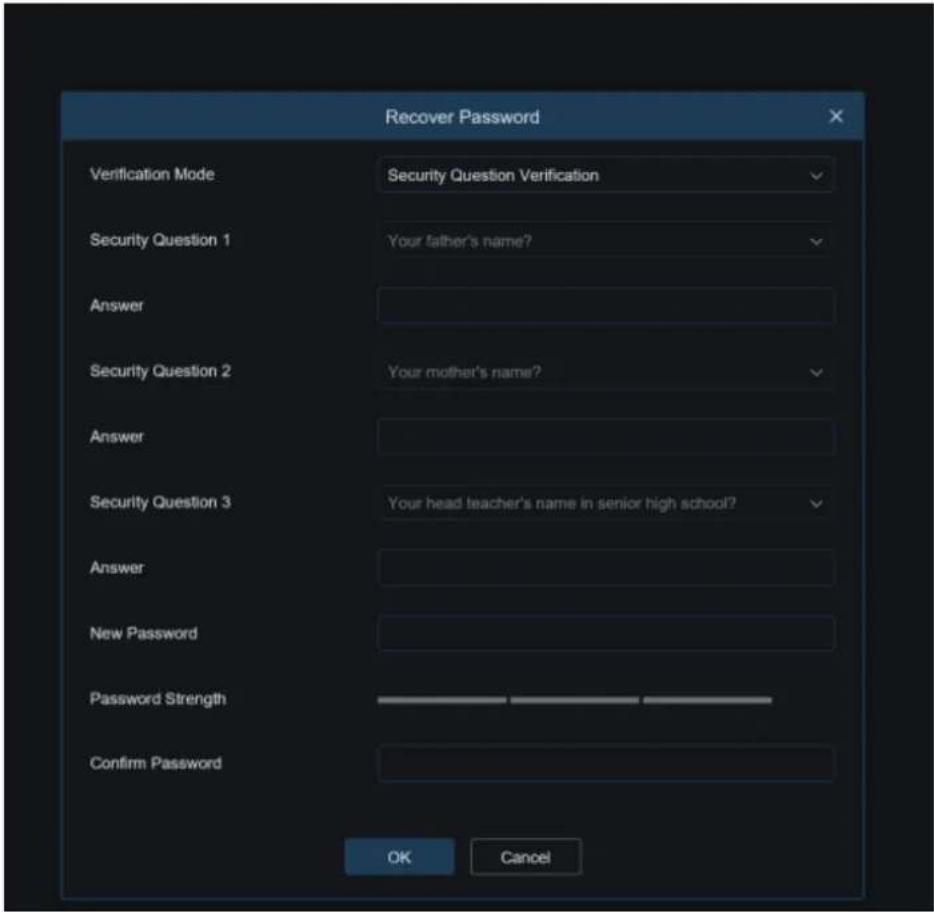 Geovision UA-B580F3 - Security Question Verification - 1