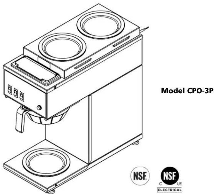 Cecilware CPO-3P - Portable Pourover Coffee Brewers - 1