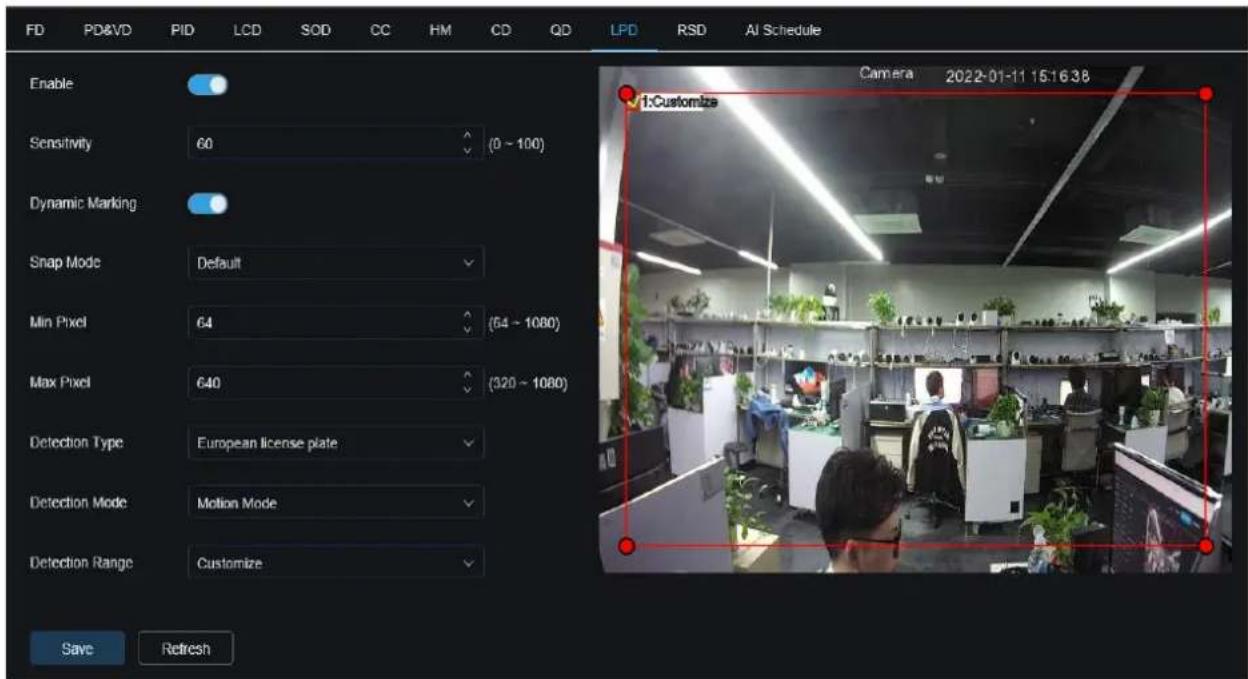 Geovision UA-R800F2 - LPD (License Plate Detection) - 1