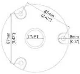 Geovision 125-TBL8804 - GV-Mount Dimensions - 1