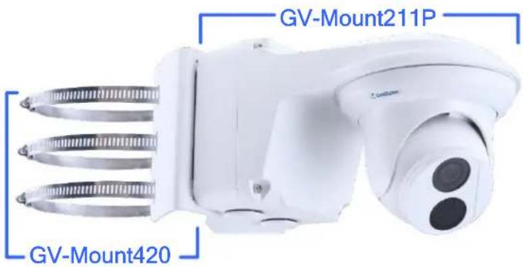 Geovision 125-TBL8804 - GV-Mount420 + GV-Mount211P - 1