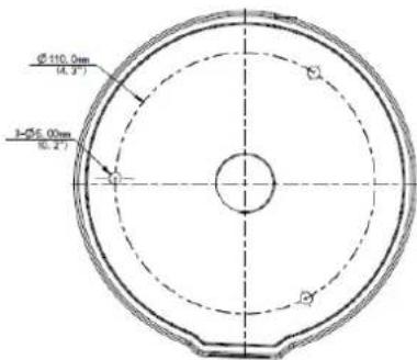 Geovision 125-TBL8804 - GV-Mount Dimensions - 9