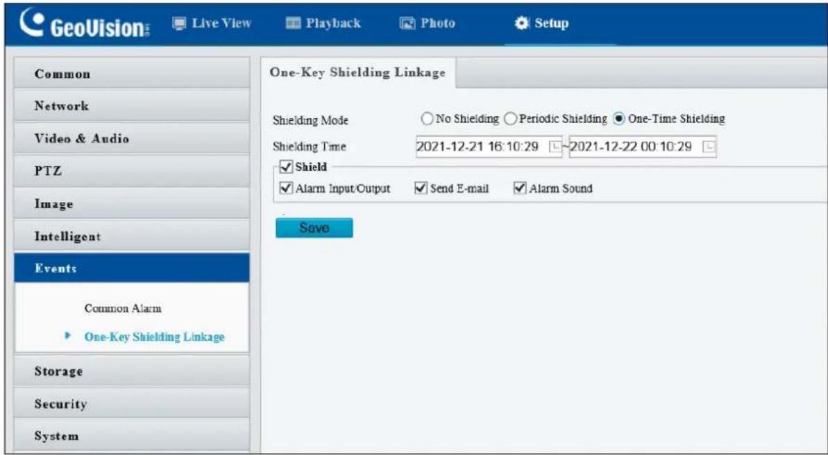 Geovision 125-TBL8804 - One-Key Shielding Linkage - 1