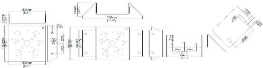 Geovision 125-TBL8804 - GV-Mount Dimensions - 17