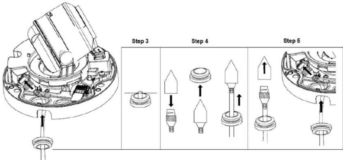 Geovision 125-TBL8804 - To install an Ethernet / PoE cable: - 1