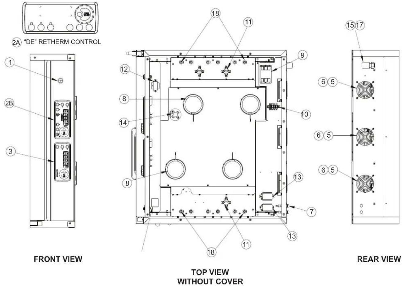 Cres Cor CO151HWUA6DX - Include all information on nameplate when ordering parts - 1