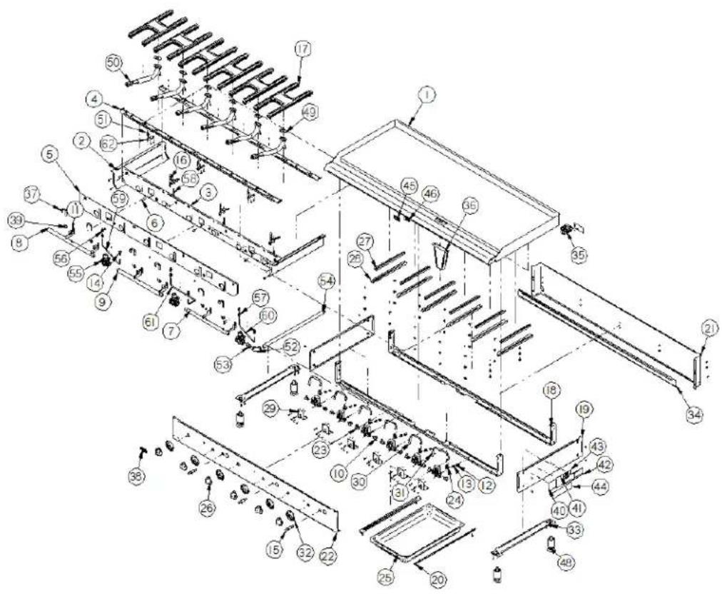 APW Wyott HTG-2448i - SERVICE / REPAIR - 2