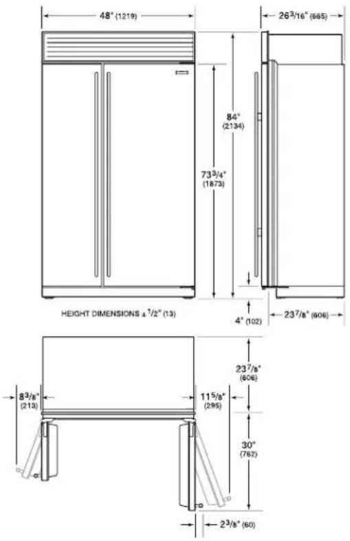 Sub-Zero BI-48O - PRODUCT SPECIFICATIONS - 4