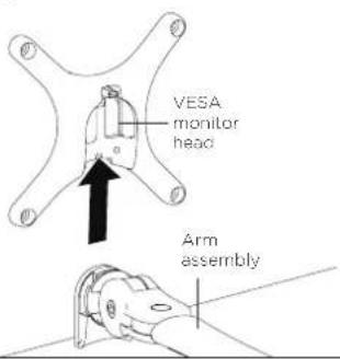 Atdec AF-AN-B - Remove existing arm and monitor from AF pole (Ensure monitor cables are unplugged) - 2