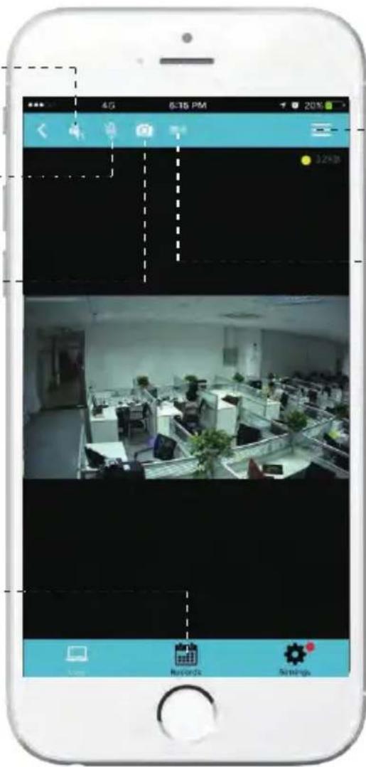 SereneLife IPCAMHD30EU - View the Video Records and alarm messages - 1