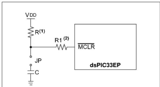 Microchip dsPIC33EP64GS505 - Master Clear (MCLR) Pin - 1