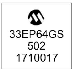 Microchip dsPIC33EP64GS505 - Package Marking Information - 6