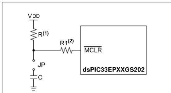Microchip dsPIC33EP32GS202 - Master Clear (MCLR) Pin - 1