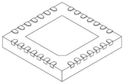 Microchip dsPIC33EP32GS202 - 28-Lead Plastic Quad Flat, No Lead Package (MM) - 6x6x0.9mm Body [QFN-S] With 0.40 mm Terminal Length - 1