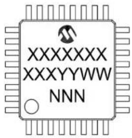 Microchip dsPIC33CH64MP208 - Package Marking Information (Continued) - 1