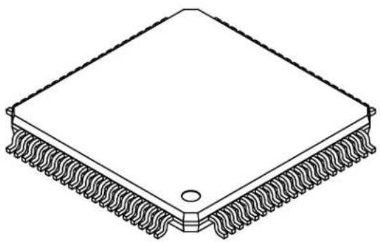 Microchip dsPIC33CH64MP202 - 80-Lead Plastic Thin Quad Flat Pack (PT) - 12x12x1.0 mm Body [TQFP] - 2