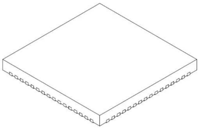 Microchip dsPIC33CH64MP202 - 64-Lead Plastic Quad Flat, No Lead Package (MR) - 9x9x0.9 mm Body with 5.40 x 5.40 Exposed Pad [QFN] - 1