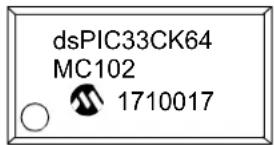 Microchip dsPIC33CK64MC103 - Package Marking Information - 5