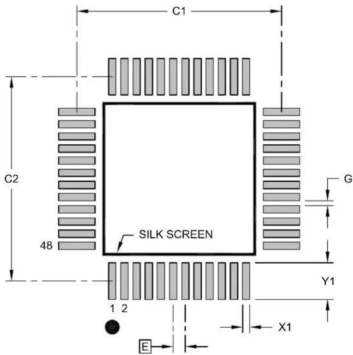 Microchip dsPIC33CK64MC103 - 48-Lead Plastic Thin Quad Flatpack (PT) - 7x7x1.0 mm Body [TQFP] - 1