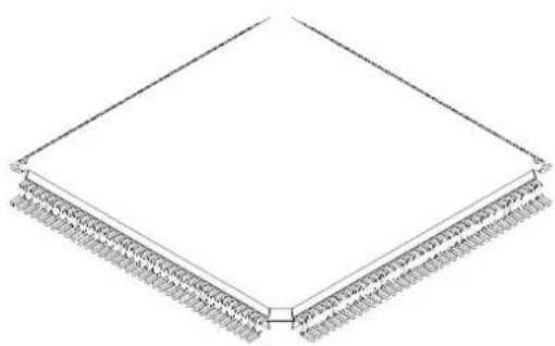 Microchip PIC32MZ2048ECH100 - 144-Lead Plastic Thin Quad Flatpack (PH)-16x16x1mm Body, 2.00 mm Footprint [TQFP] - 2