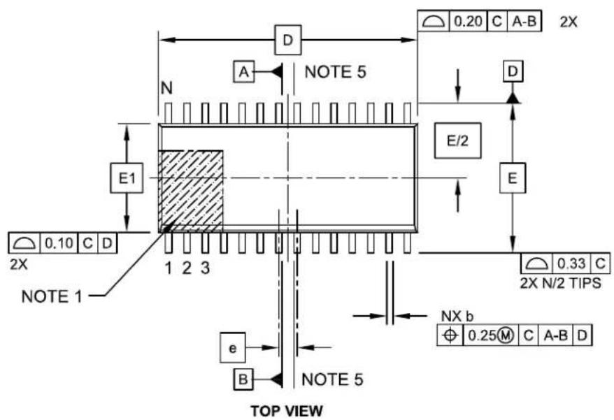 Microchip dsPIC33EP128GS704 - 28-Lead Plastic Small Outline (SO) - Wide, 7.50 mm Body [SOIC] - 1