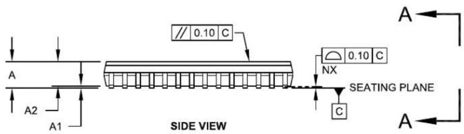 Microchip dsPIC33EP128GS704 - 28-Lead Plastic Small Outline (SO) - Wide, 7.50 mm Body [SOIC] - 2