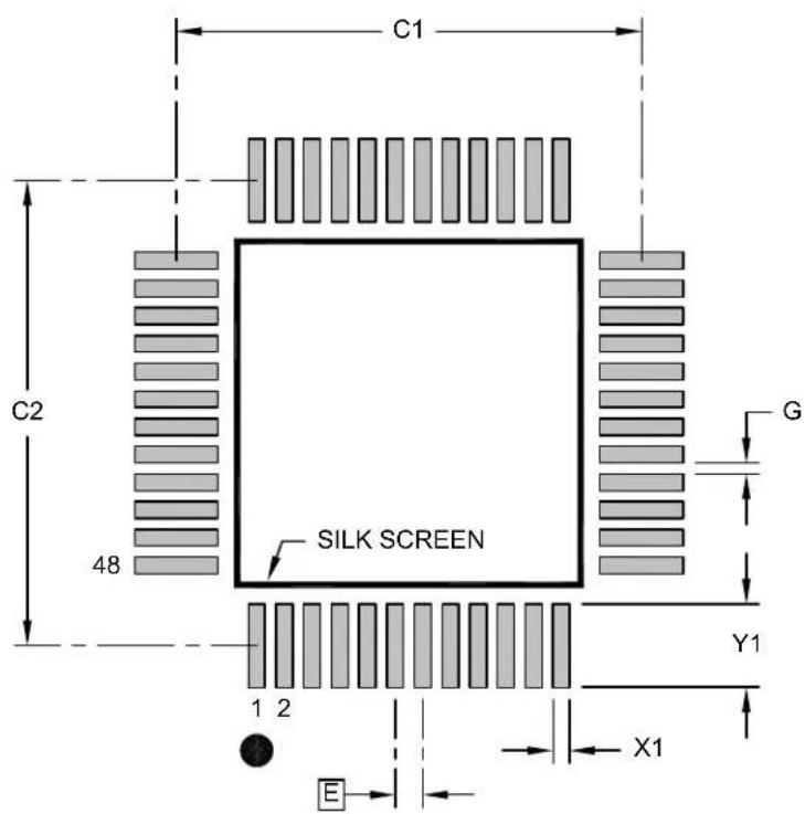 Microchip dsPIC33CH128MP502 - 48-Lead Plastic Thin Quad Flatpack (PT) - 7x7x1.0 mm Body [TQFP] - 1