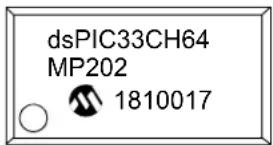Microchip dsPIC33CH128MP502 - Package Marking Information - 2