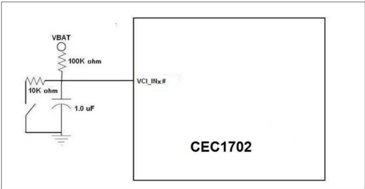 Microchip CEC1702 - Power Switch Input - 1