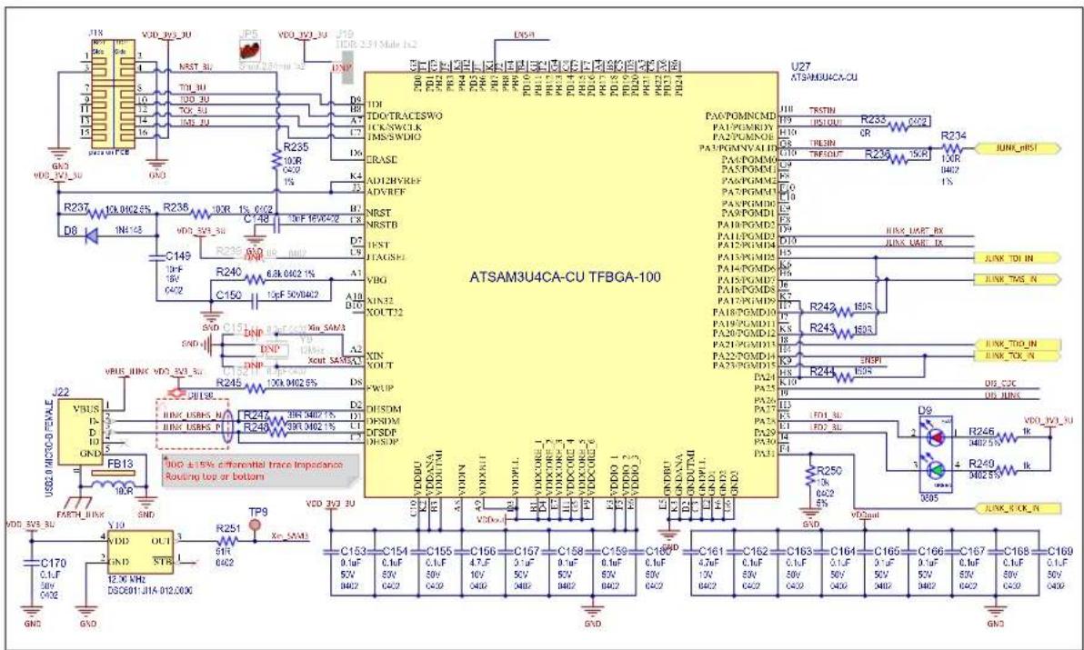 Microchip SAM9X60D6K - Embedded Debugger (J-Link-OB) Interface - 1