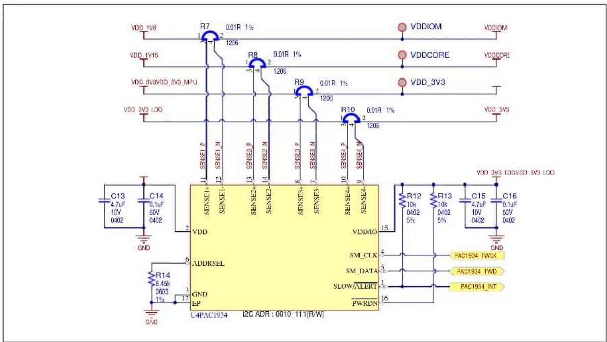 Microchip SAM9X60D6K - Current Measurement - 2